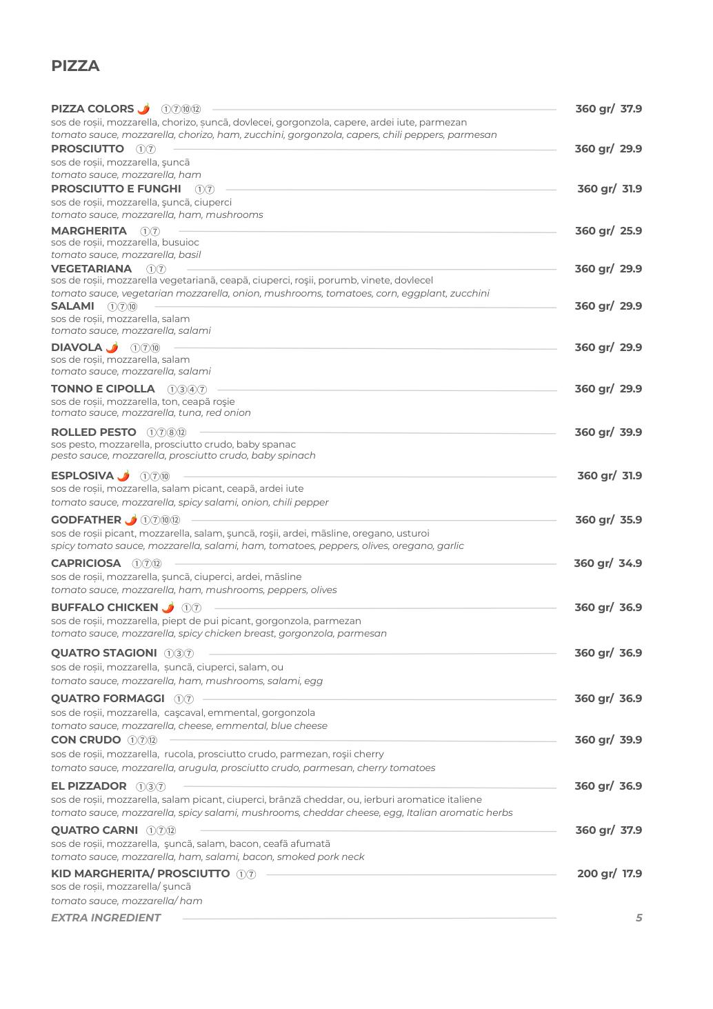 Meniu Colors Pub Făgăraș, pagina 4