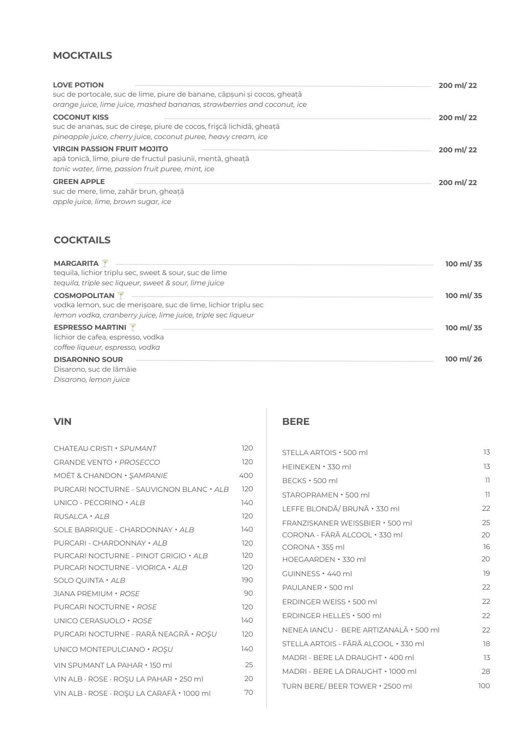 Meniu Colors Pub Făgăraș, pagina 9